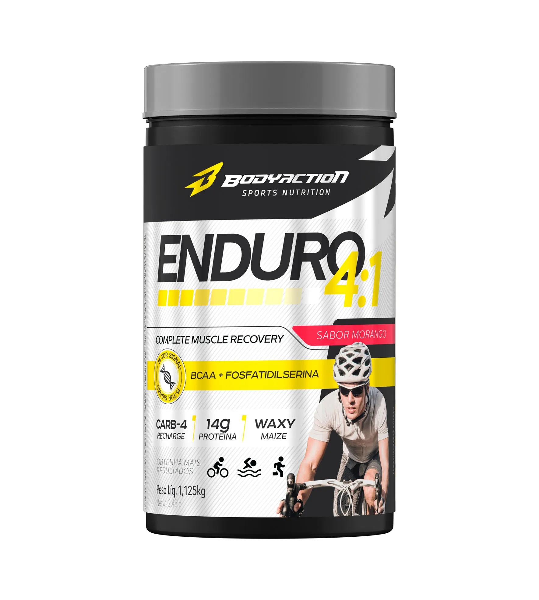 ENDURO 4:1 MORANGO 1,1kg BODYACTION