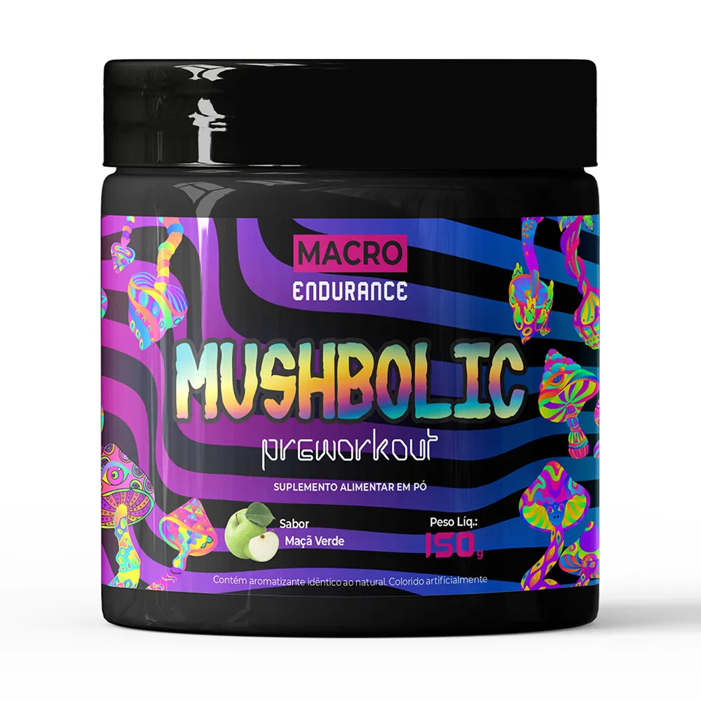 PREWORKOUT MUSHBOLIC 150g MACRO ENDURANCE MACROPHYTUS